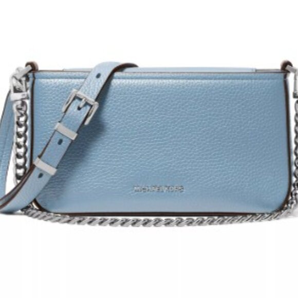 NWT MICHAEL KORS Small Bryant Convertible Pouchette Crossbody Bag - Picture 1 of 14